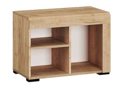 Тумба Галант, крафт золотой + белый 