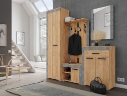 Обувница Галант, крафт золотой + ателье